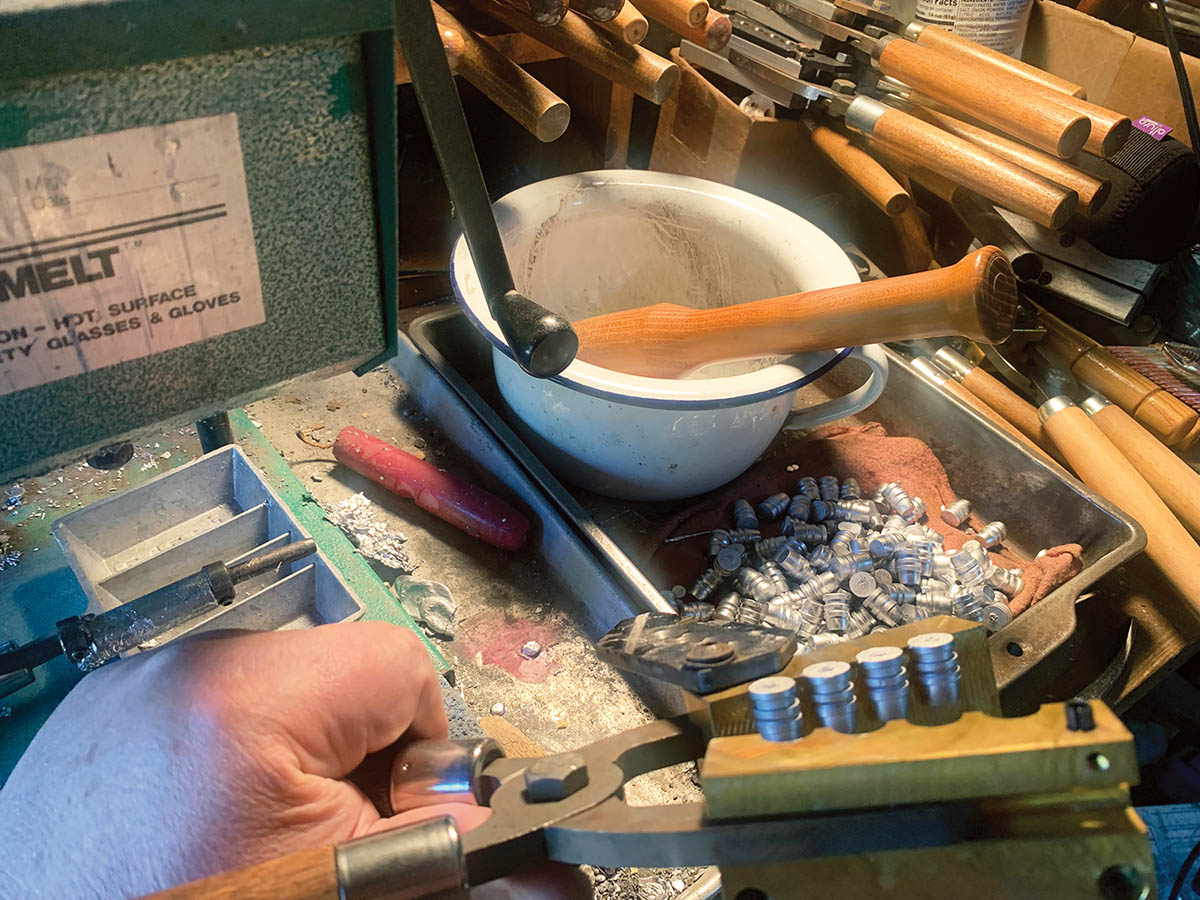 The MP Molds 452423 mold makes easy work of casting this classic bullet designed by Elmer Keith.